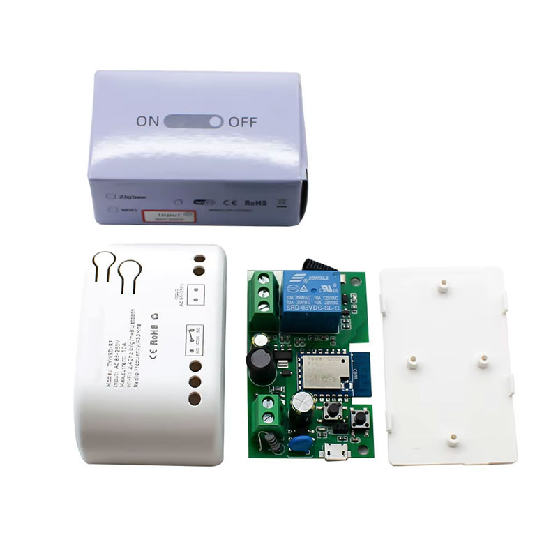 Interrupteur Mural Tactile WiFi RF 433 MHz Pour Maison Intelligente - Compatible Google Home Alexa (DIY)