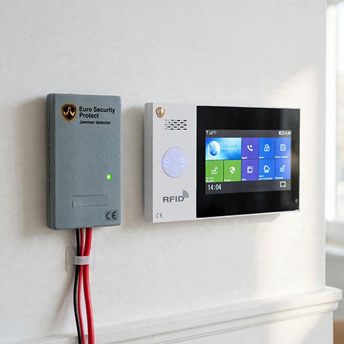 Detector de interferencias para sistemas de alarma inalámbricos