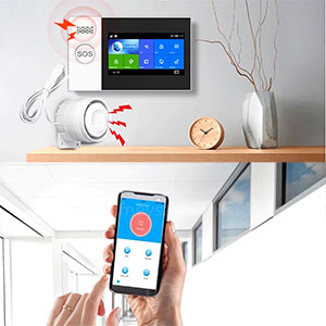 Alarm notifications by SMS
